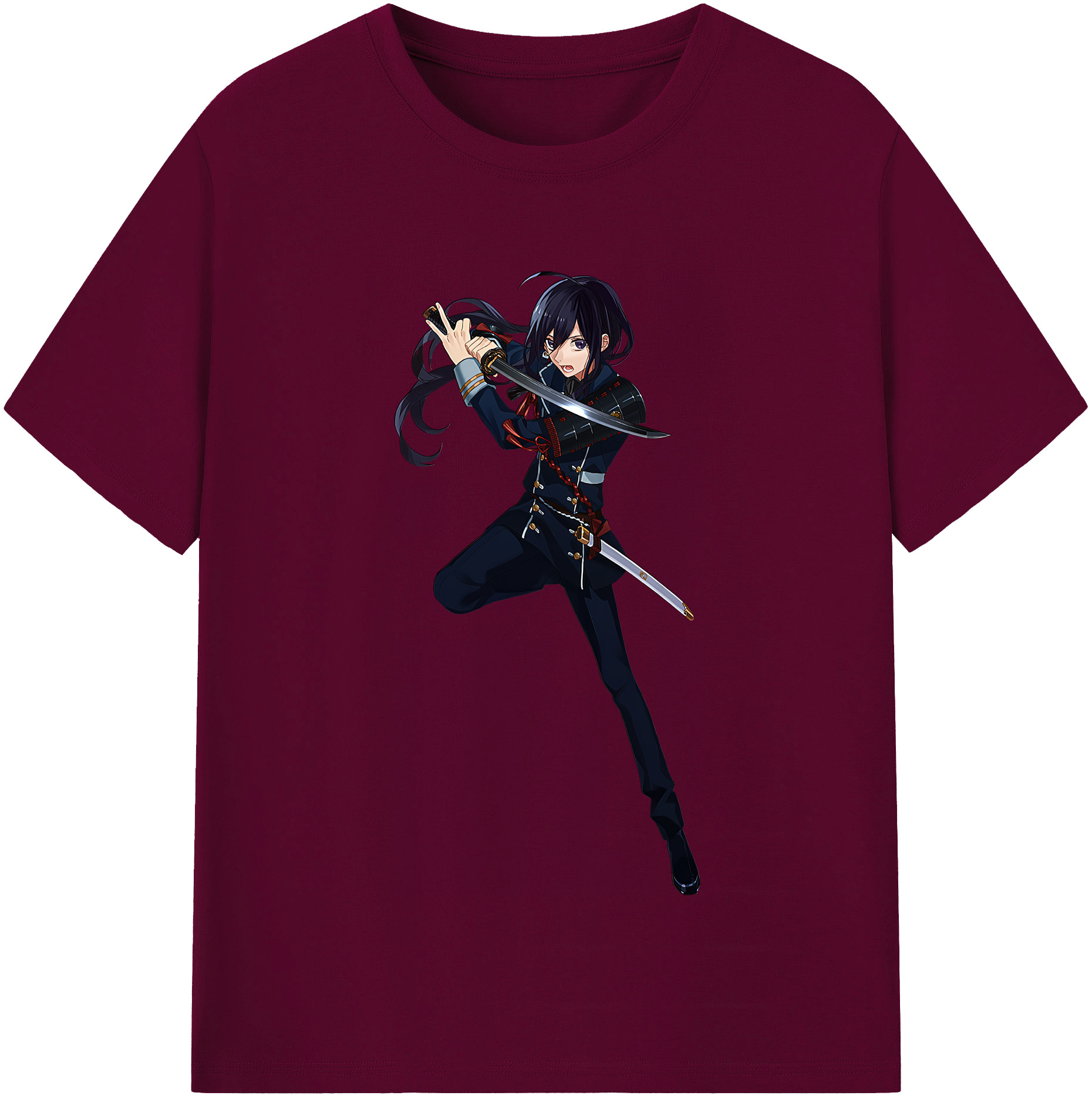 （画像用） 刀剣乱舞 Touken Ranbu レディースカジュアルプリントTシャツ（綿100％）